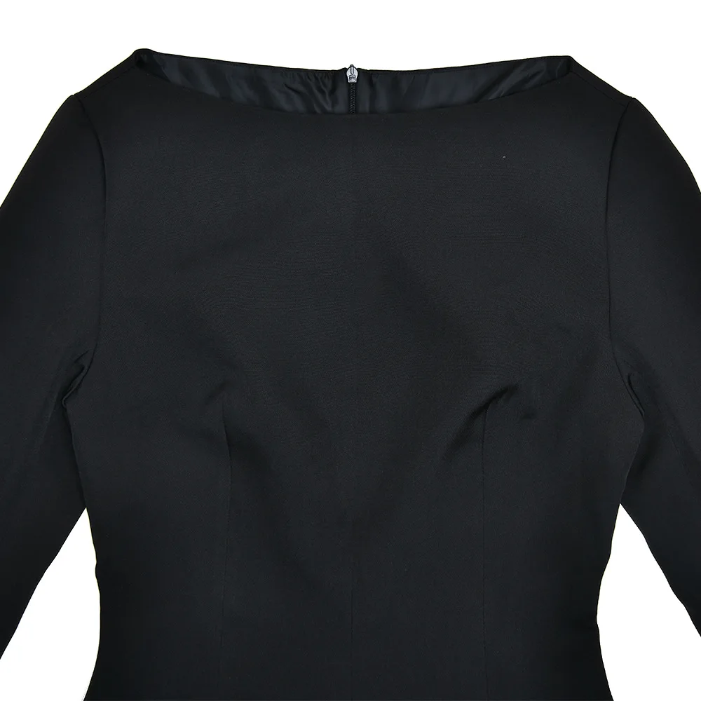 JULISSA MO Round Neck A-line Bow Women Dress Red Long Sleeve High Waist Dress Female Autumn Winter Slim Elegant Streetwear 2025