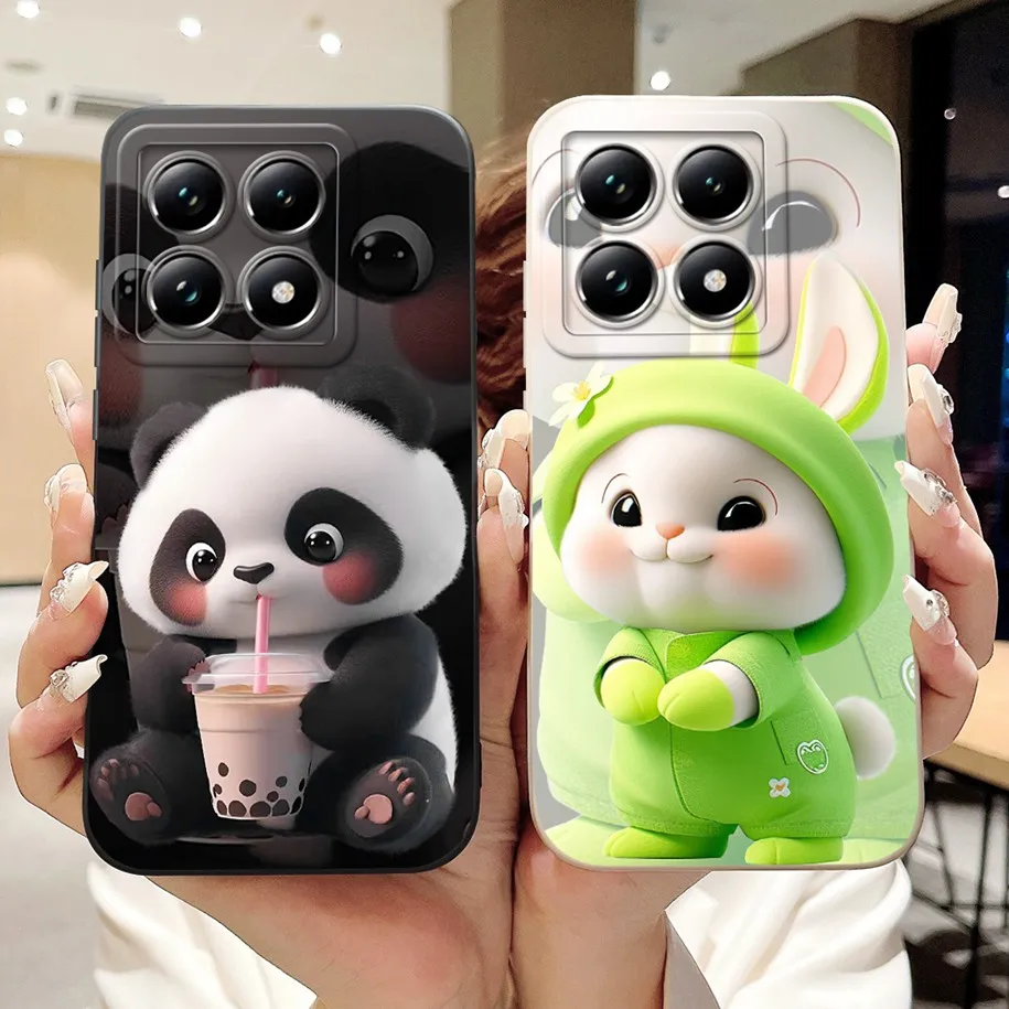 Cute Panda Rabbit Luxury TPU Protective Skin Cover