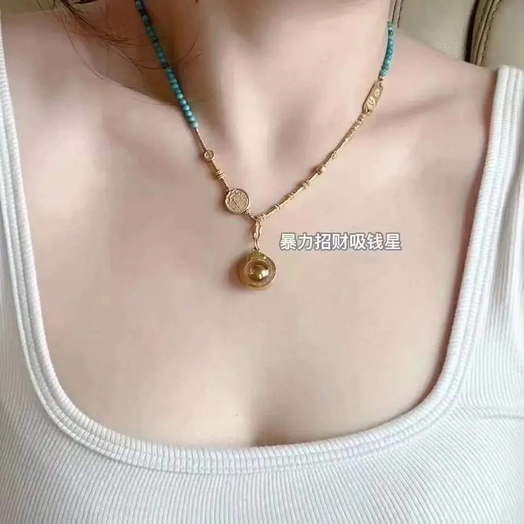 

Thailand Original Temple Genuine Lucky Star Custom Pendant Necklace Girlfriends' Gift Girlfriend Gift Lucky Ornament
