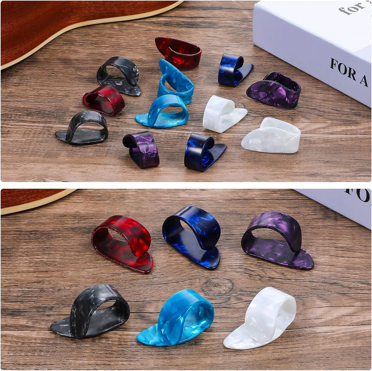 Guitar Picks 4pcs for Electric & Acoustic Guitars Ukulele Bass