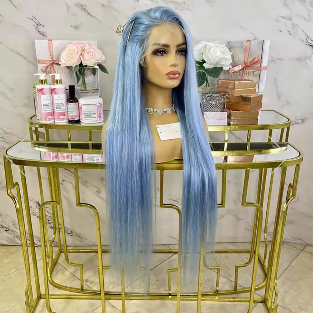 Pink Straight Synthetic Hair Lace Front Wigs For Women Glueless Lace Wigs Heat 2 S4109d72f08a940839397ce985a1deacd6