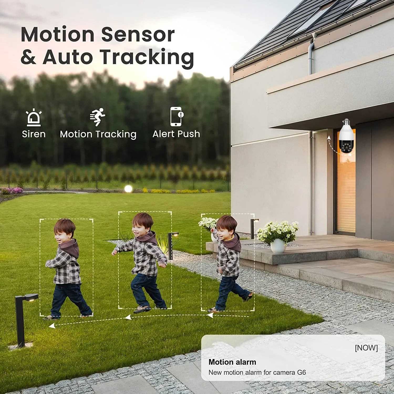 ANSVICAM 5MP Bulb IP WIFI Camera 5G WiFi TUYA Smart Life Alexa Google Home Water