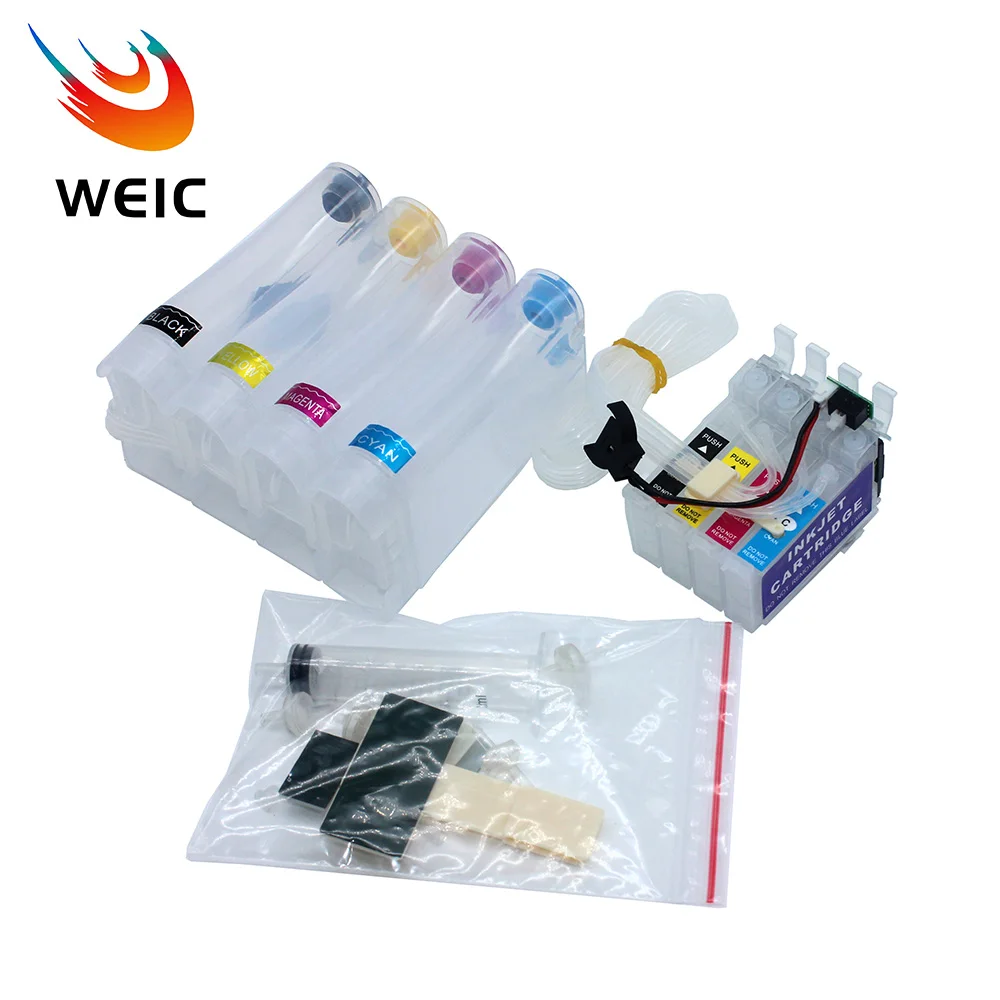 4Color 197 T1971/T1962-T1964 Epson XP 204 211 214 401 411 201 WF-2532 XP211 XP401 XP201 프린터용 ARC 칩이 있는 Ciss 시스템