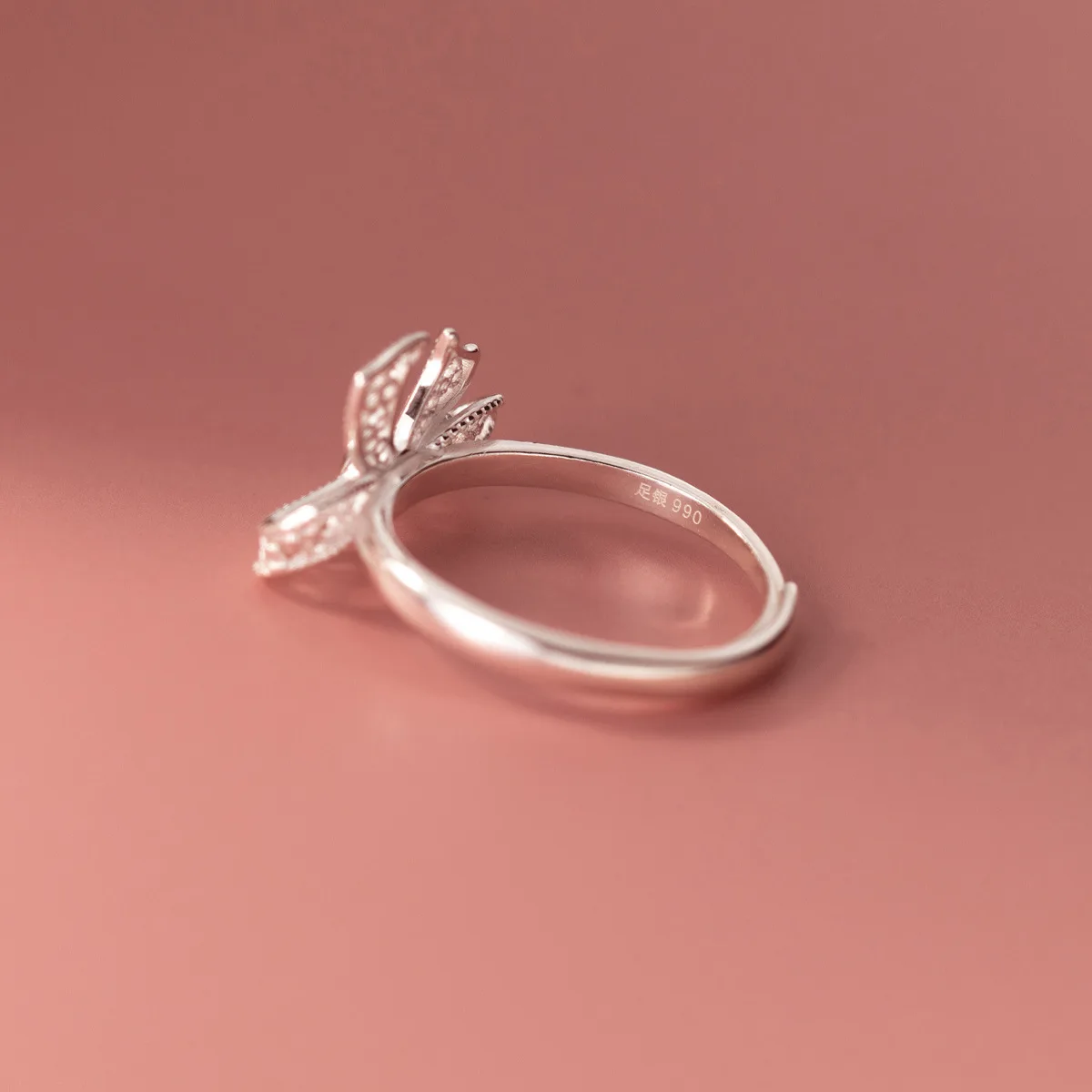 925 Sterling Silver Bow Adjustable Rings For Women Luxury Quality Jewelry Gift Female Wholesale Accessories Jewellery 4