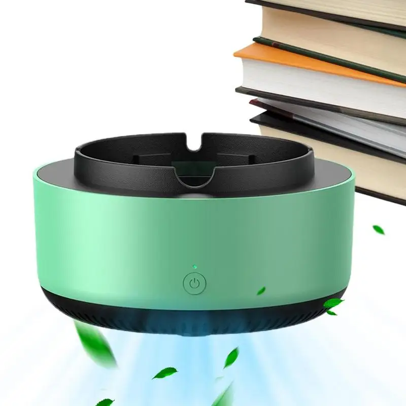 Smokeless Ash Tray With Air Purifier Outdoor Ashtrays For Cigarettes