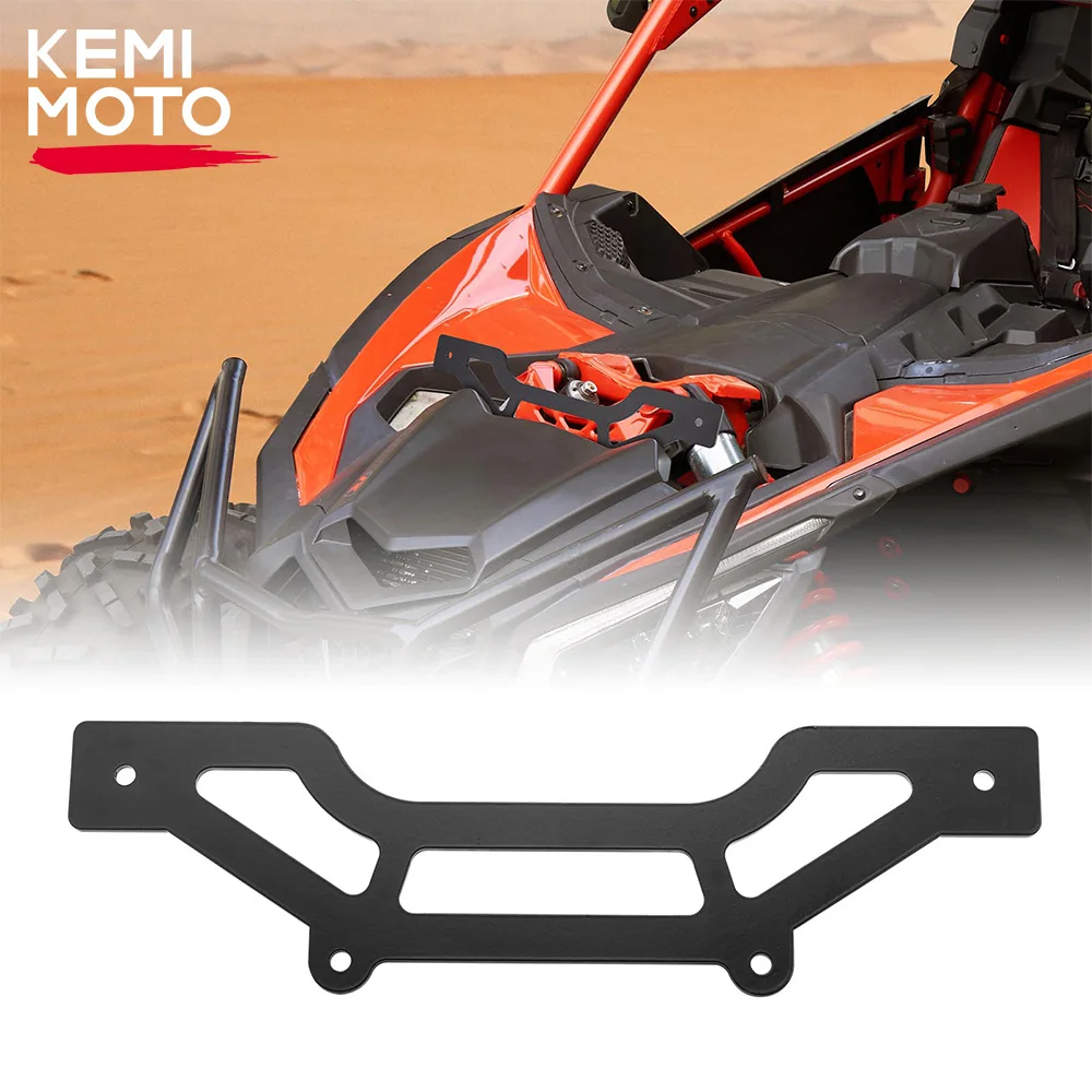 

for Can-Am Maverick X3, X3 MAX Turbo R 2017 2018 2019 2020 2021 2022 2023 X3 UTV KEMIMOTO 12" Front Light Bar Mount Kit Bracket