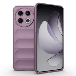 Tecno Spark Shockproof Silicone Protective Phone Case for Spark 20 Pro 4G (Purple)