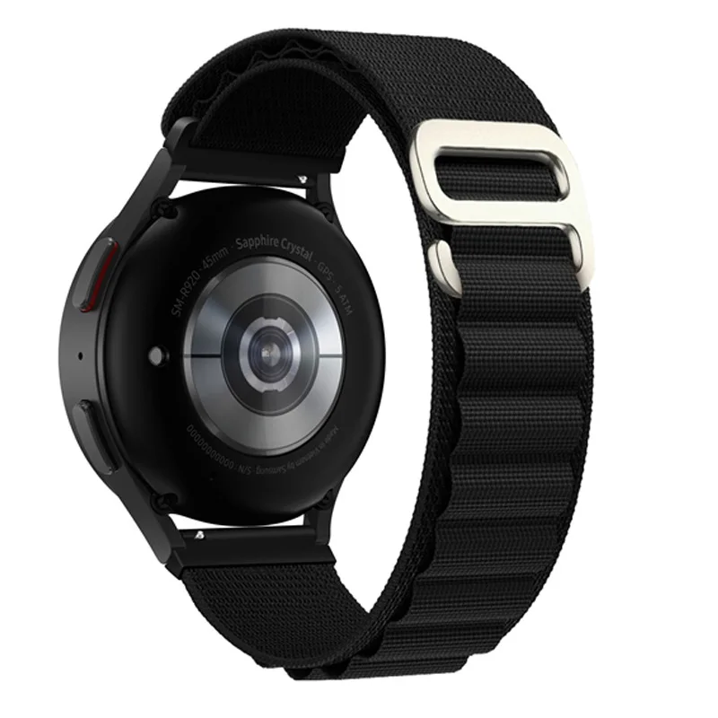 Durable Nylon Loop Strap Wristband, 22mm