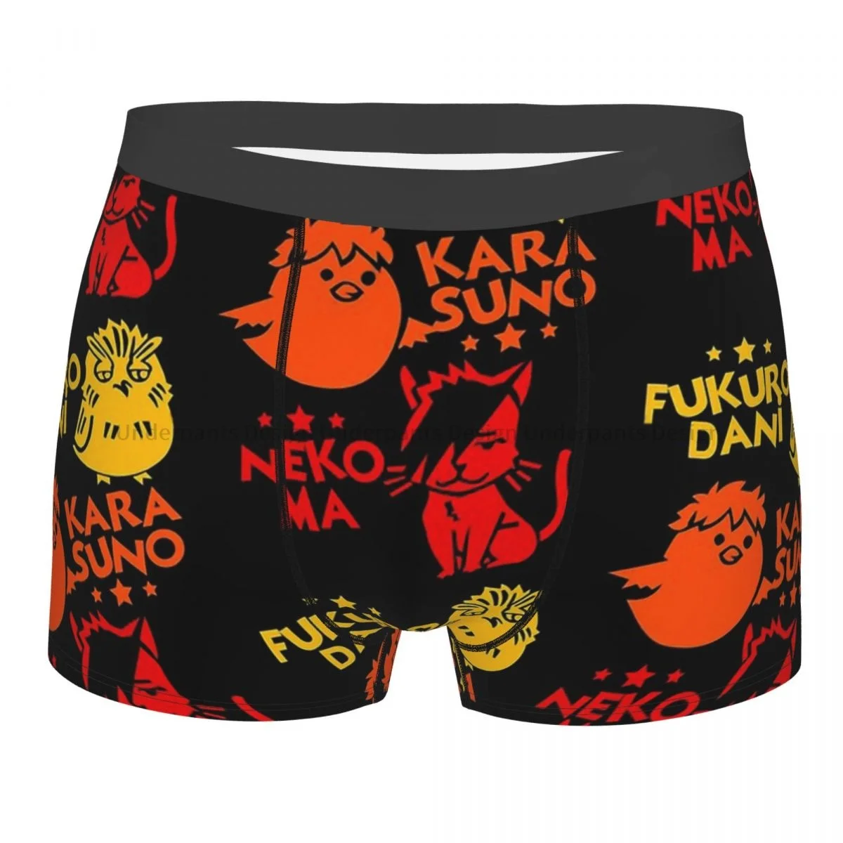 

Haikyuu Shoyo Hinata Tobio Kageyama Best Team Underpants Homme Panties Man Underwear Comfortable Shorts Boxer Briefs