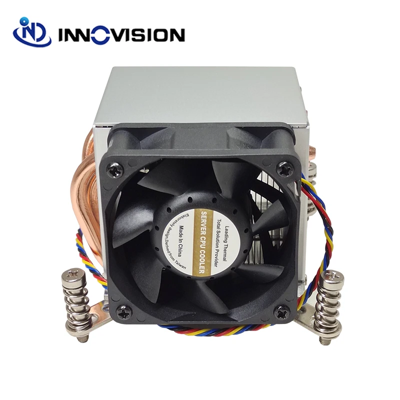 Dissipador de Calor Quadrado do Servidor 2u Lga2011 2066 Ventilador Refrigerador com Tubos de Aquecimento para Intel Xeon Cpu Alto Desempenho - Imagem 4