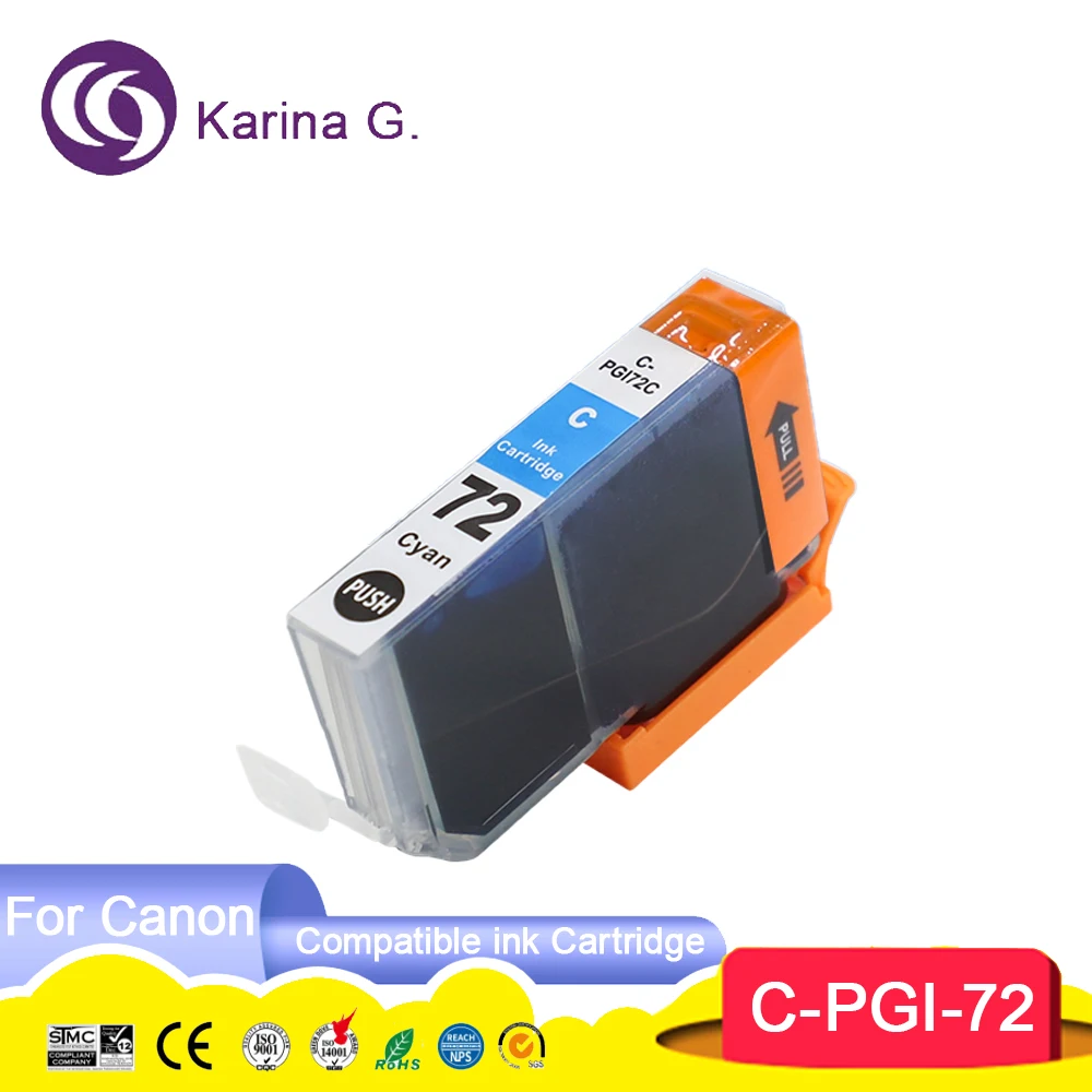 PGI72 PGI-72 PGI 72 Premium Color Compatible Printer Inkjet Ink Cartridge for P