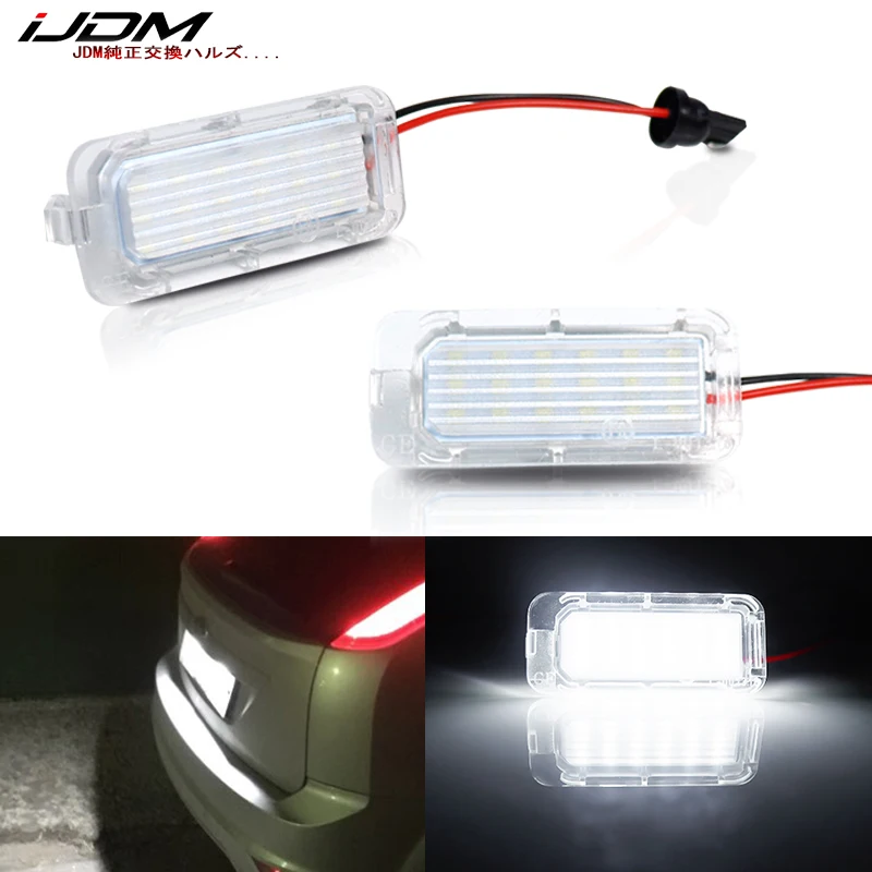 njssjd Luci a LED per targa F.iat 500X 2014-2019 SMD 12 V 6000 K bianco