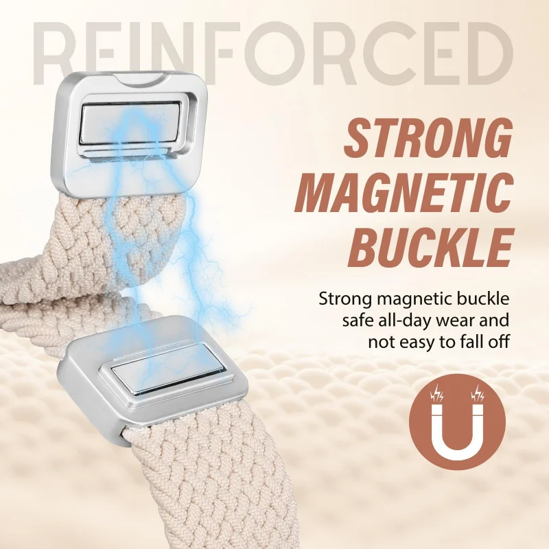 Braided Magnetic Celtic Metal Stretchy Band