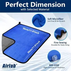 Premium Microfiber Car Cleaning Towels - Ultra Absorbent Auto Detailing Cloths, Perfect Gift (1pcs)