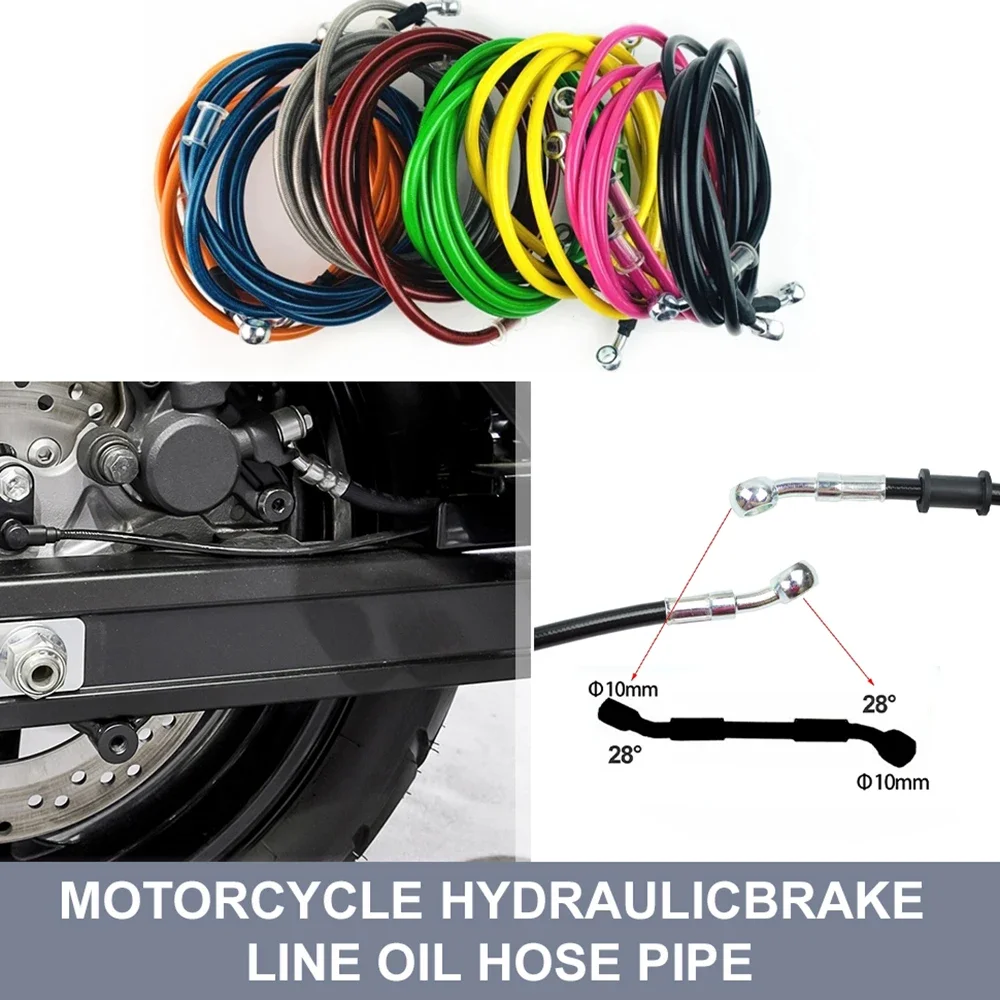 バイクのブレーキライン オートバイ油圧ブレーキクラッチオイルホースラインパイプブラック10 Cm〜500 Cm 90°-90°スレッ バイクの  ブレーキライン 30 Cm~500 Cm 0° 28°45° 90° ねじ M10x1.25 Mm オートバイブレーキオイル  Amazon.co.jp: バイクの ブレーキライン 0°-28 ... バイクのブレーキライン 90°-90°10 Cm~500 Cm オートバイ油圧ブレーキクラッチオイルホースラインパイプブラックスレッ