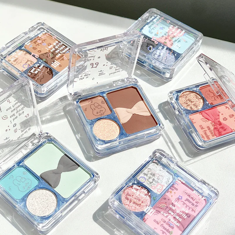 Xixi Billie Diary Tri-color eye shadow powder Delicate Easy to Get Started Small and Portable Daily Beauty Students