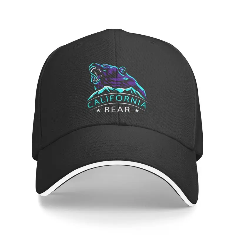 

Personalized California Bear Animal Baseball Cap Women Men Breathable Dad Hat Outdoor