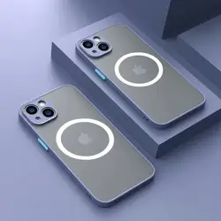 Luxury Matte Armor Magnetic Wireless Charging Case Cover - iphoneX XS (Gray)