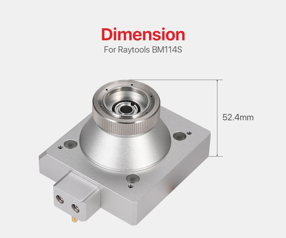 Ultrarayc Düsenstecker für Raytools BM114 Laserschneidkopf verbinden mit D28-Keramik – Detail 2