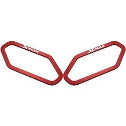 Enhanced Motorcycle Accessories Front Turn Signal Light Protection Shield Guard Cover (With logo Red)