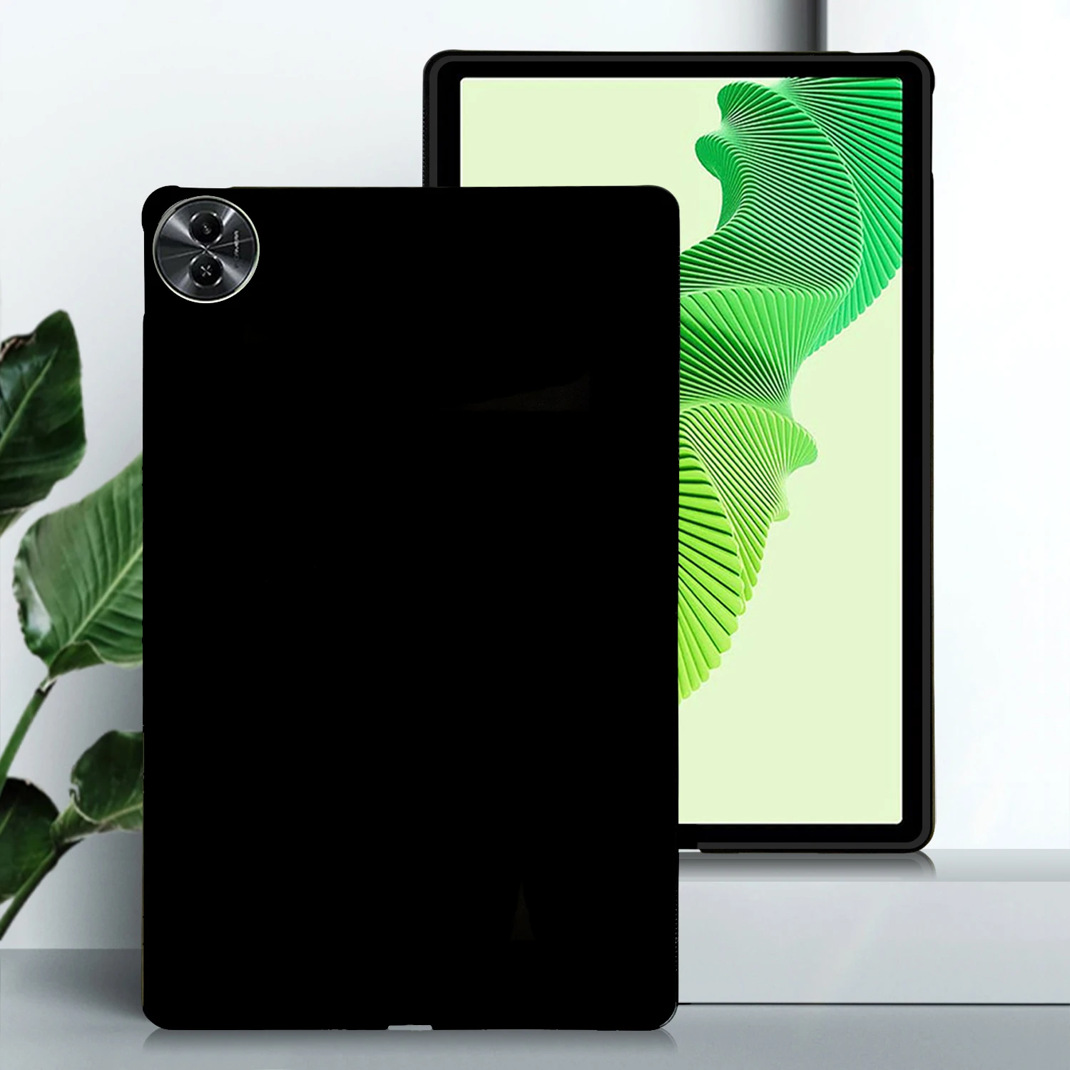 Flexible Black Silicone Tablet Case - Soft TPU Shell