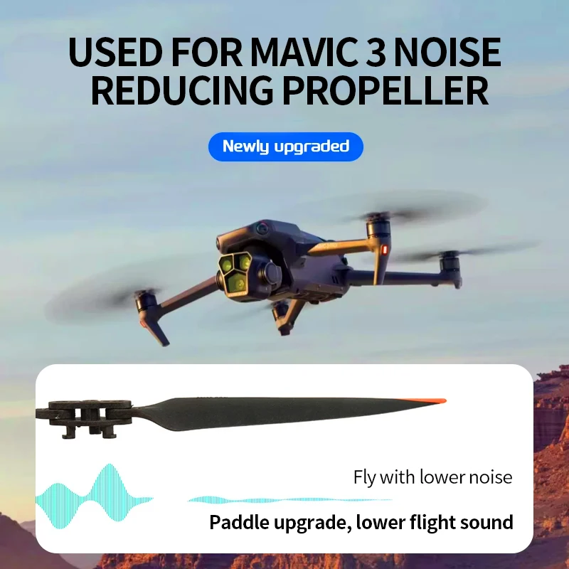 Hélices et Protection Drone Mavic 3/4 Pro - Lot 1 Paire