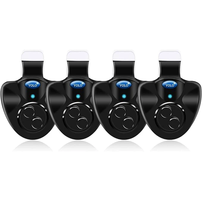 High-Sensitivity LED Fishing Bite Alarm with Sound Alert