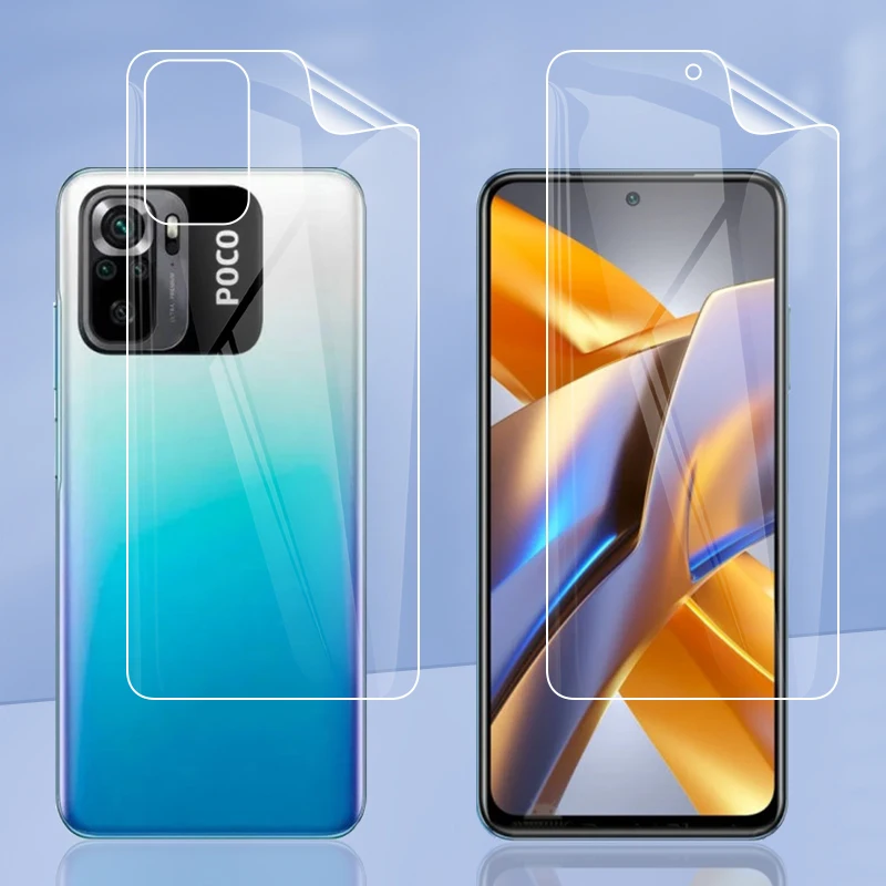 Per Xiaomi Poco M5S M5 Clear Tpu / Matte Anti-Impronte Hydrogel Full Cover Soft Screen Protector Film