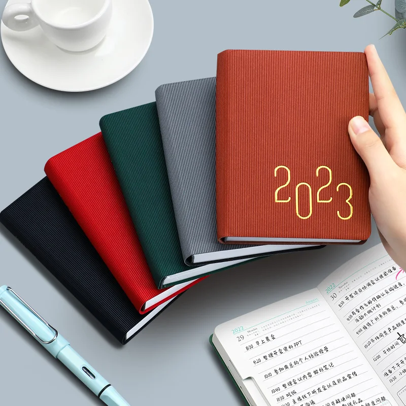 

2023 B6 планировщик книга 365 дневная программа портативный мини-блокнот канцелярские принадлежности cuadernos обучение расписание