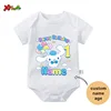 Cinnamoroll Birthday Shirts Girl Family Matching Outfit TShirt Kids Party Custom Name Shirt Family Look Matching Outfits 5th 7th 3