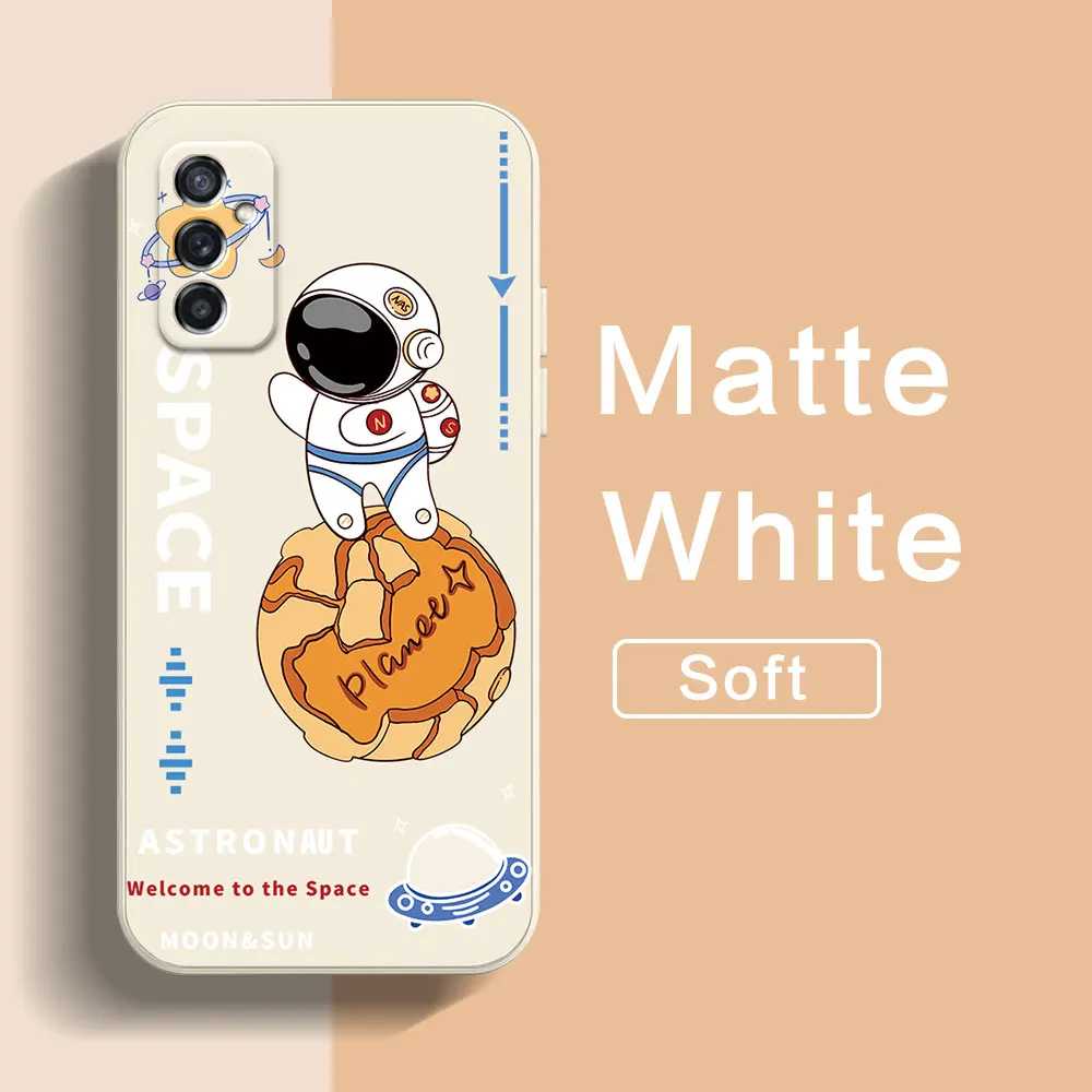 Astronaut Design Silicone Phone Case