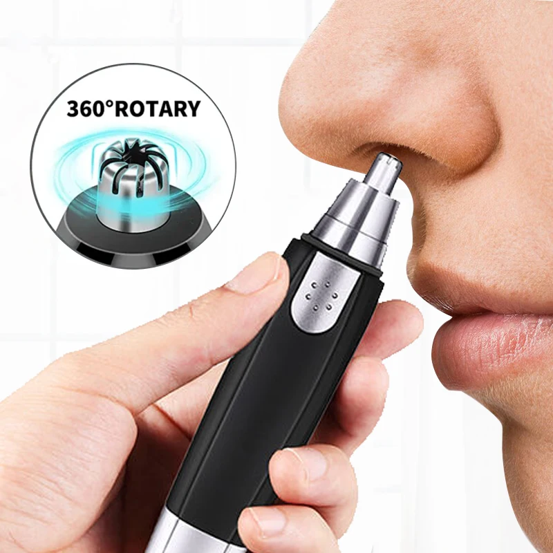 

Electric Nose Hair Trimmer Ear Face Eyebrow Hair Clean Trimmer Home Men Women Nose Hair Remover Face Care Razor Remover Kit