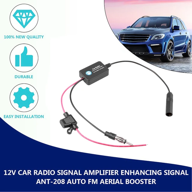 Ant-208 12V Auto Auto FM Funksignal verstärker Antennen antenne Auto FM  Antenne Booster Windschutz scheibe