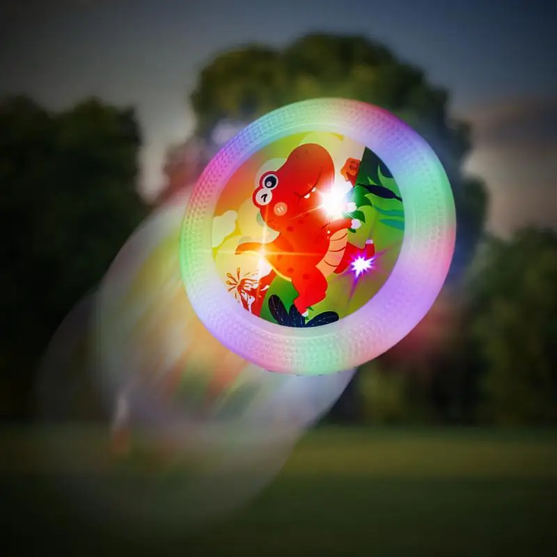 LED Flying Disc Flashflight Light Up Flying Discs Idea For Boys Girls Kids Adults Birthday Summer Outdoor Sport Disc