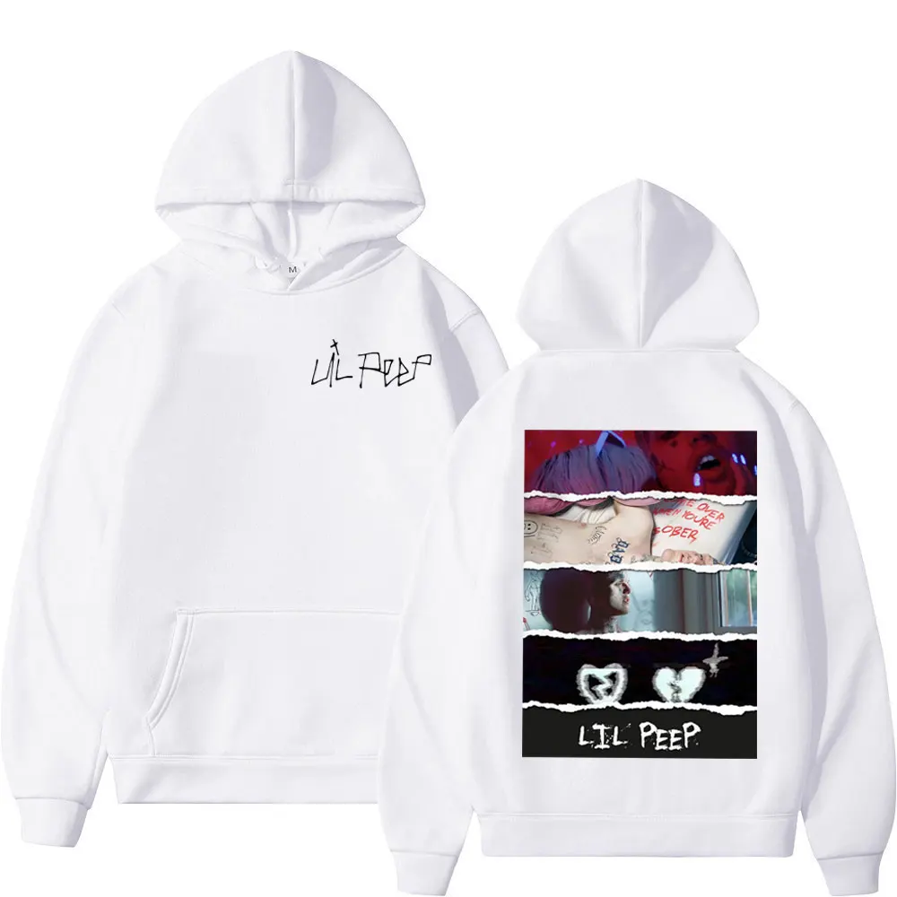 

Rapper Lil Peep Music Album Print Hoodie Unisex Fashion Hip Hop Rap Hooded Sweatshirts Autumn Winter High Quality Fleece Hoodies