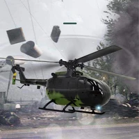 C186 BO-105 Four way Single Paddle Aileron Free Remote Control Helicopter 6-axis Gyroscope Armed Aircraft Simulation Model Toy 1