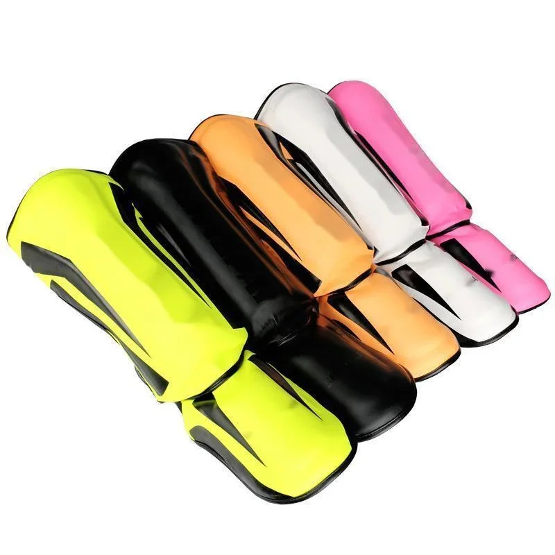 Muay Thai leg protection Sanda fighting with feet back Shin protection boxing thickened Fighting Protective Equipment ankle