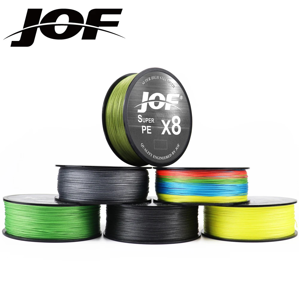 Jof Brand 300M 8 Fili Intrecciati Fili Intrecciati Super Resistenti Giapponesi 100% Pe Da 15Lb A 100Lb