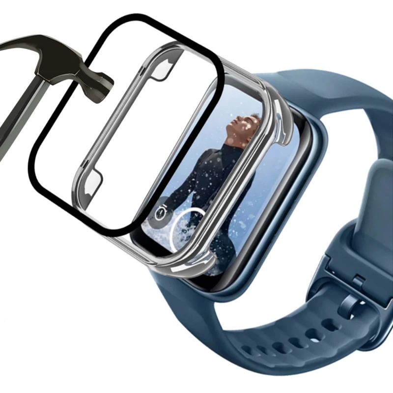 Durable Full Screen Glass Protector with Case Frame
