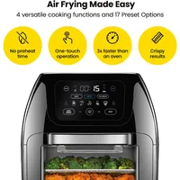 Multifunctional Digital Air Fryer+ Rotisserie, Dehydrator, Convection Oven, 17 Touch Screen Presets Fry, Roast, Dehydrate, Bake 2