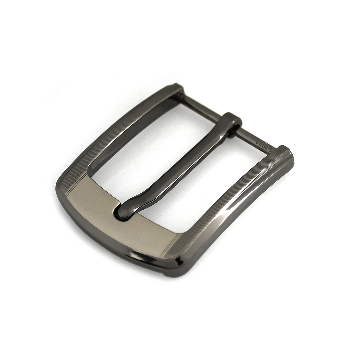 남성용 캐주얼 벨트 버클 엔드 바 힐 바 1 개, 40mm 아연 합금, 단일 핀 하프 버클, 가죽 공예 청바지 웨빙