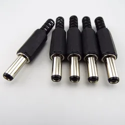 9mm/14mm DC Power Supply Plug Male Mount Jack Adapter Connector 5.5mmx2.1mm SocketWire Charge For DIY Projects