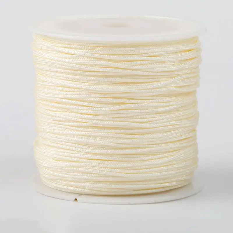 45/10Meters 0.8mm Nylon Cord Thread Chinese Knot Macrame Cord Bracelet Braided String DIY Tassels Beading Shamballa Thread nylon cord macrame cord nylon rope