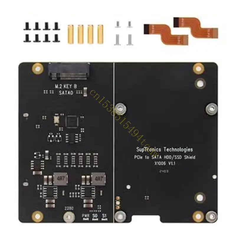 RPI 5 확장 보드 지원 45BD용 X1006 PCIE-직렬 ATA3.0 어댑터