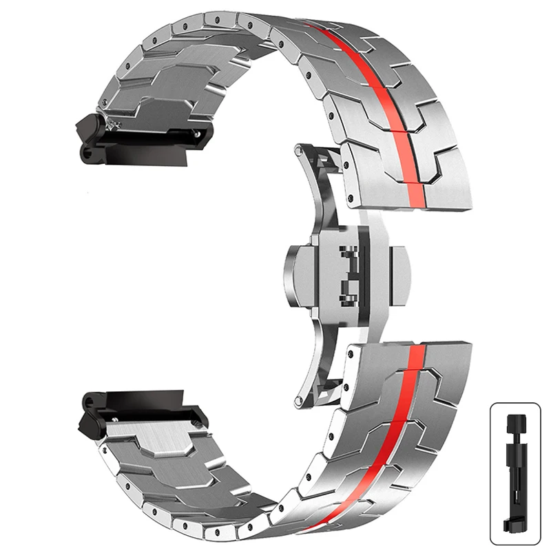Luxucy Stainless Steel Watch Strap - Premium Metal Band Accessory