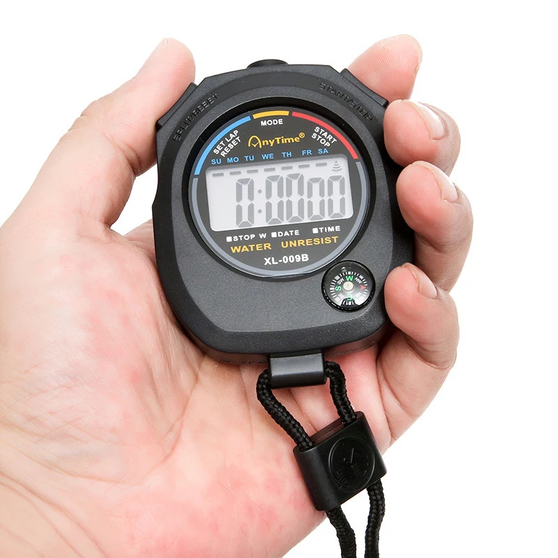 

NEW Digital Stopwatch XL-013 Chronograph with Wristband Alarm AM PM 24H Clock Watch for Runner Sport