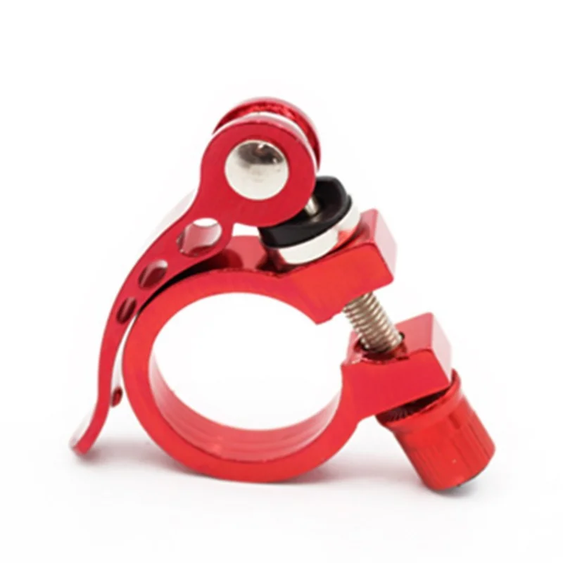 Bike Seatpost Clamp 25.4/28.6/31.8/34.9mm Bicycle Quick Release Aluminum Alloy Seat Tube Clamp