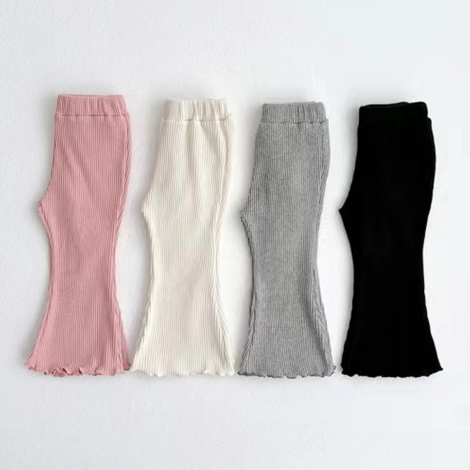 Children Overalls Pants Kids Outfits Fashion Girls' Flared Pants Korean Style