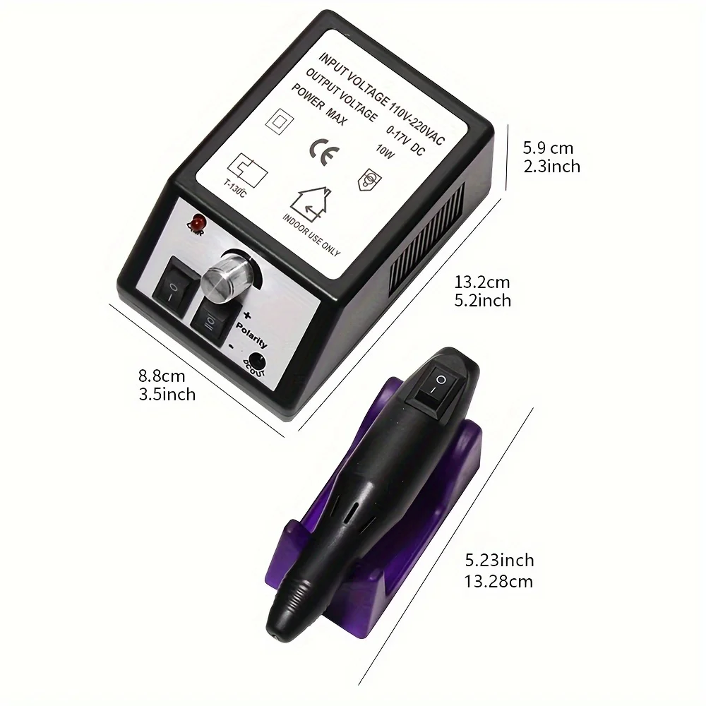 LINMANDA 20000 RPM Manicure Drill Machine Set Electric Nail Drill Machine Gel Polish Remover Portable Nail Polisher Equipment 6
