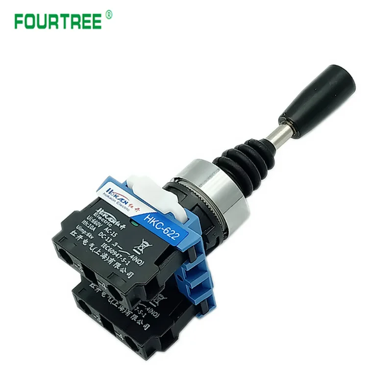 Joystick Switch Momentary Monolever Cross Rocker Master Switch 2/4-Way Self-reset Self-lock 2NO 4NO New Type 1PCS HKC 22mm joystick replacement arcade joystick game joystick joystick module